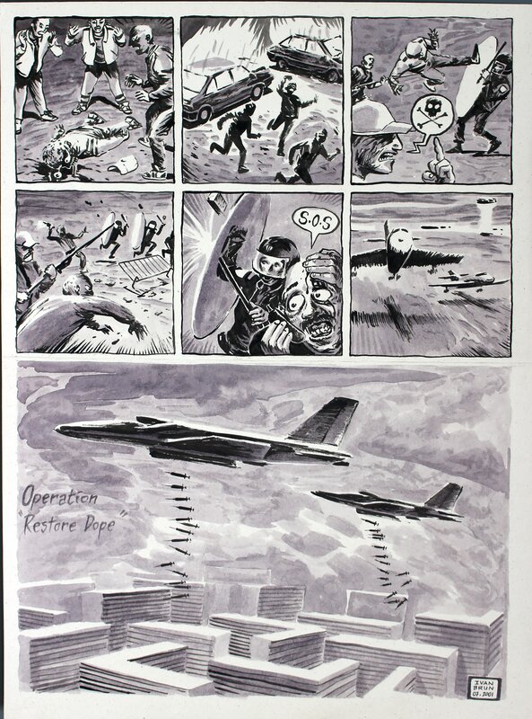 Ivan Brun, Lowlife - Wad Za Sad Story - Comic Strip