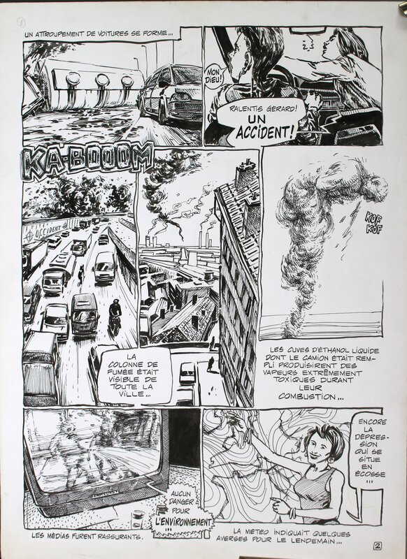 Ivan Brun, Rémy Bordelet, The Acid City page 2 - Comic Strip