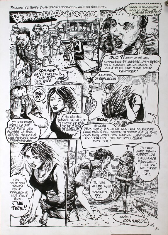 Ivan Brun, Rémy Bordelet, The Acid City page 4 - Planche originale