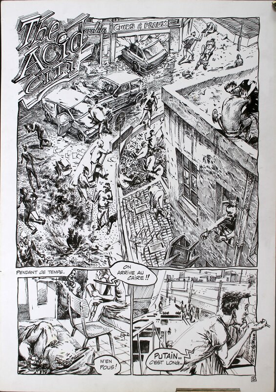 Ivan Brun, Rémy Bordelet, The Acid City page 5 - Planche originale