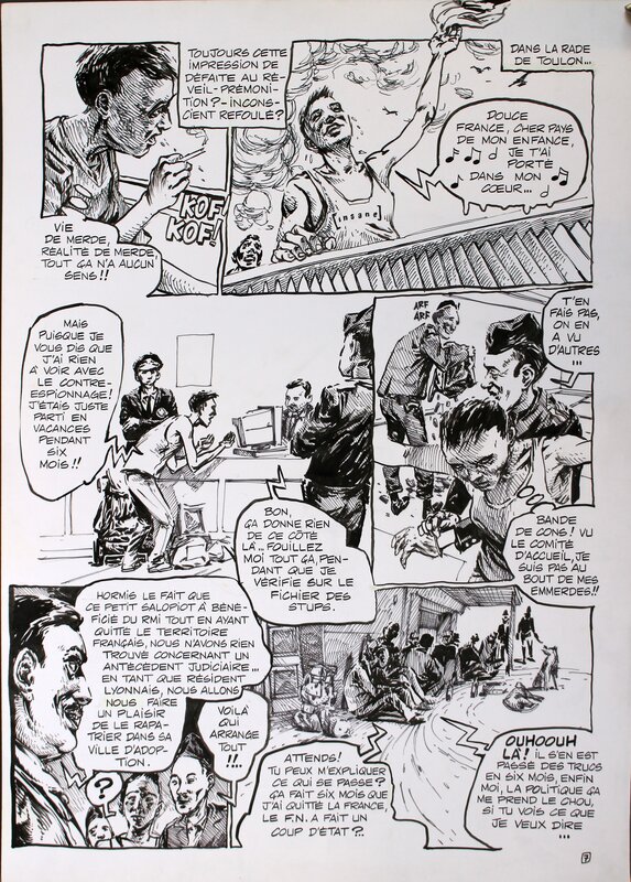 Ivan Brun, Rémy Bordelet, The Acid City page 7 - Comic Strip