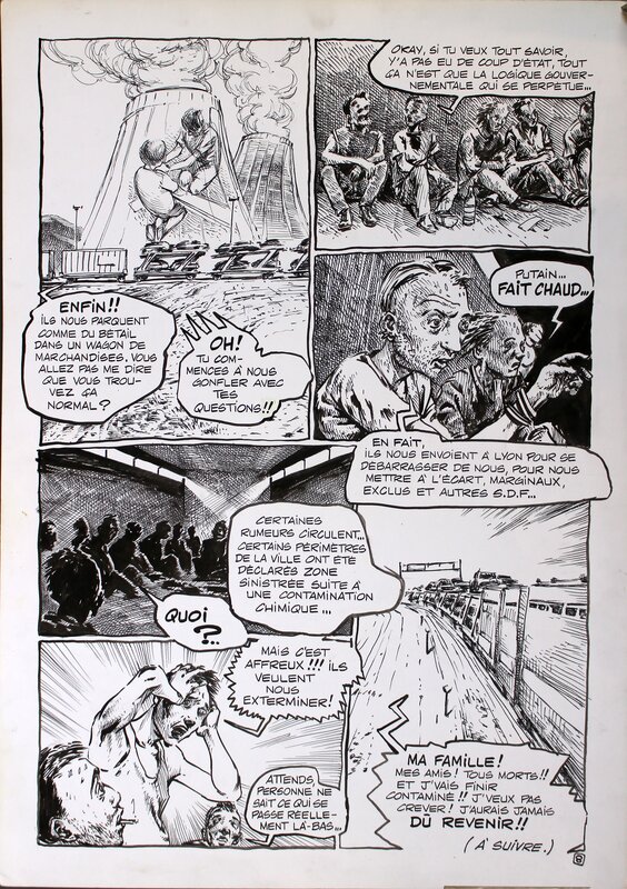 Ivan Brun, Rémy Bordelet, The Acid City page 8 - Planche originale