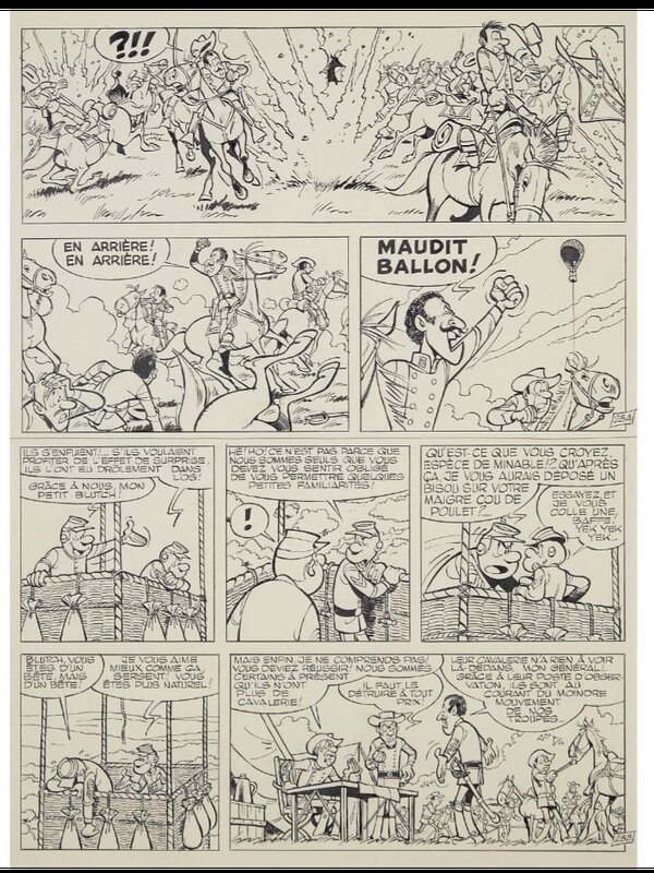 Willy Lambil, Les cavaliers du ciel - Comic Strip