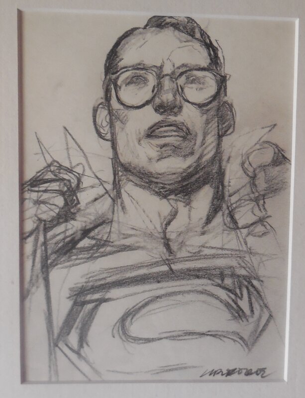 Superman par Liberatore - Illustration originale