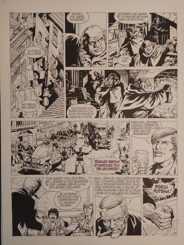 For sale - Jean-Yves Mitton, De SILENCE ET DE SANG T8 - Comic Strip