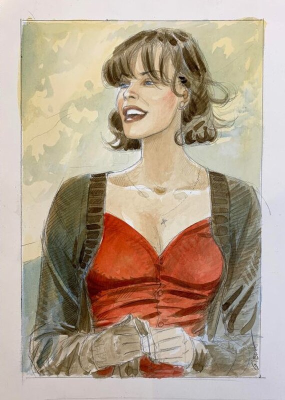 Cecile par Jean-Pierre Gibrat - Illustration originale