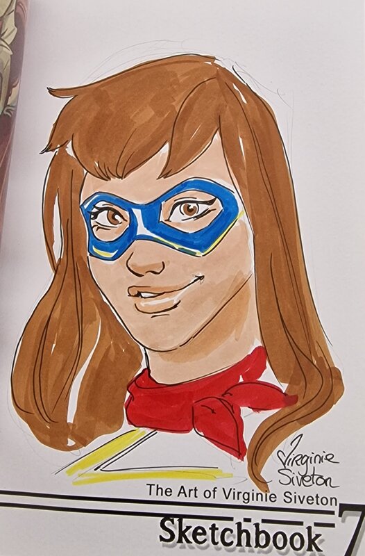 Miss Marvel par Siveton Viginie - Dédicace