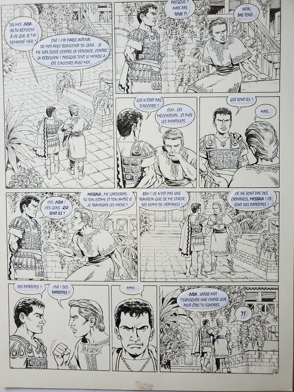 Jean-Yves Mitton, BEN HUR T1 MESSALA   non publiée - Comic Strip