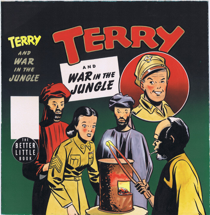 unknown, Big Little Book 1944 Cover Terry and the Pirates - Original Cover