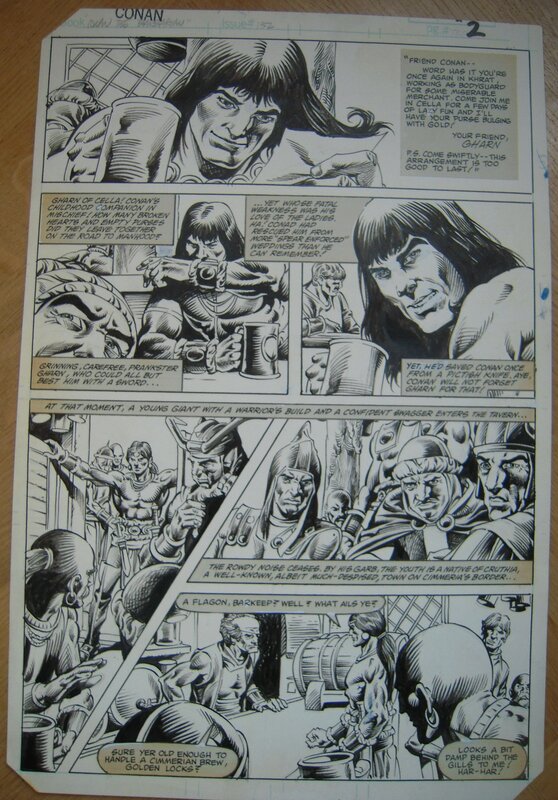 Gil Kane, Danny Bulanadi, Conan the Barbarian #132 page 2 - Gil Kane et Danny Bulanadi (1982) - Planche originale