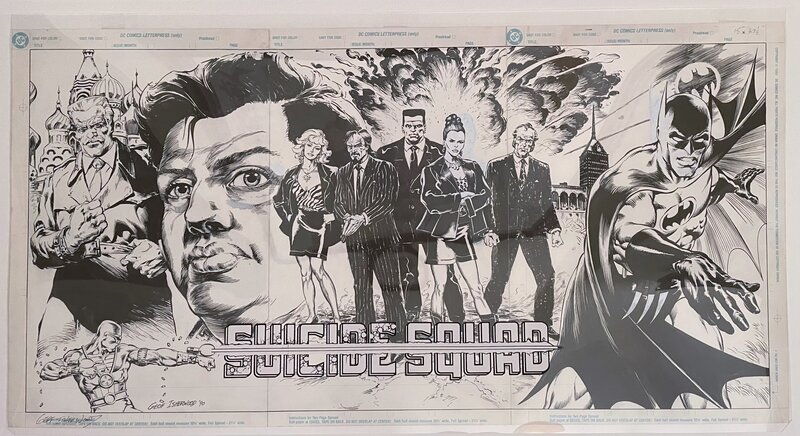Geof Isherwood, Suicide Squad 40 poster - Planche originale