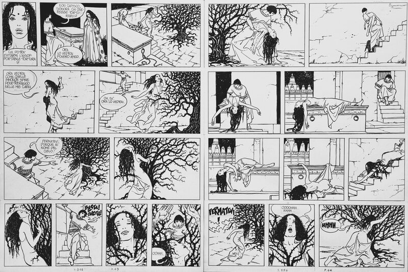 Manara, Giuseppe Bergman, Rêver, peut-être - Planche originale