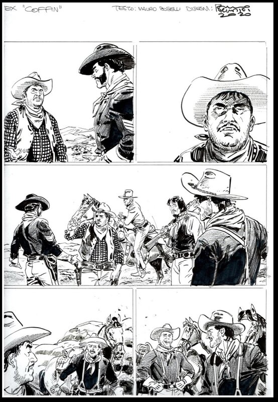 Tex par Bruno Brindisi - Planche originale