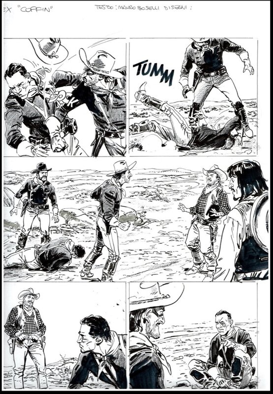 Tex par Bruno Brindisi - Planche originale