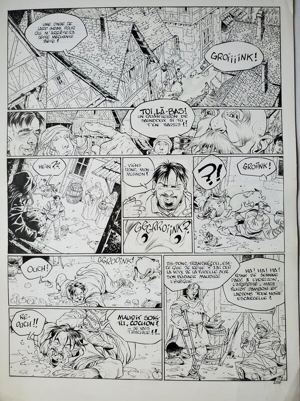 Jean-Marc Stalner, LA ESMERALDA   T2 ALLEGRO QUASI MONSTRO - Planche originale