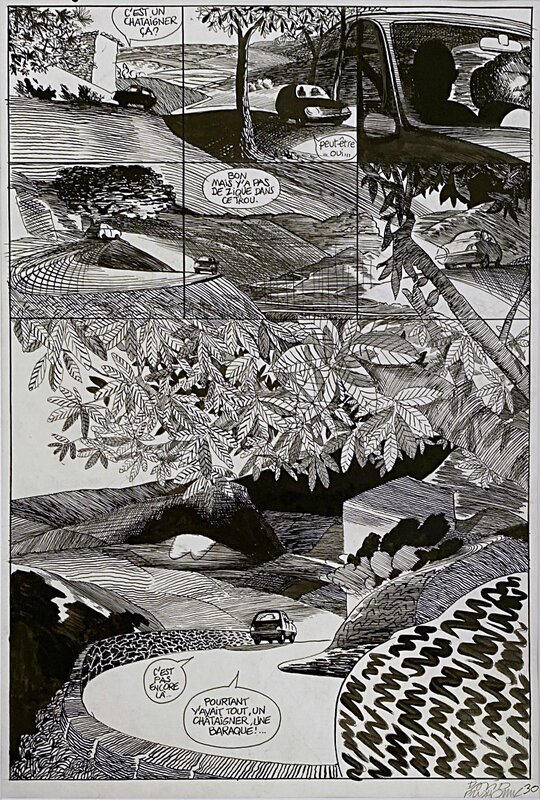 Mort & Vif par David Prudhomme, Jef Hautot - Planche originale