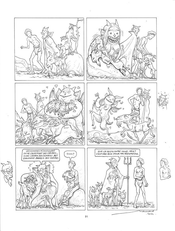 En vente - Lionel Richerand - L'enfer c'est les hôtes Page 53 - Planche originale