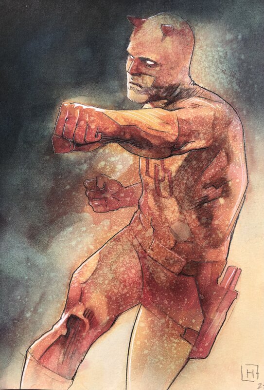 Daredevil par Fabrice Le Hénanff - Illustration originale