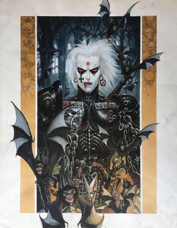 Olivier Ledroit, Requiem - page titre premier tome - Comic Strip