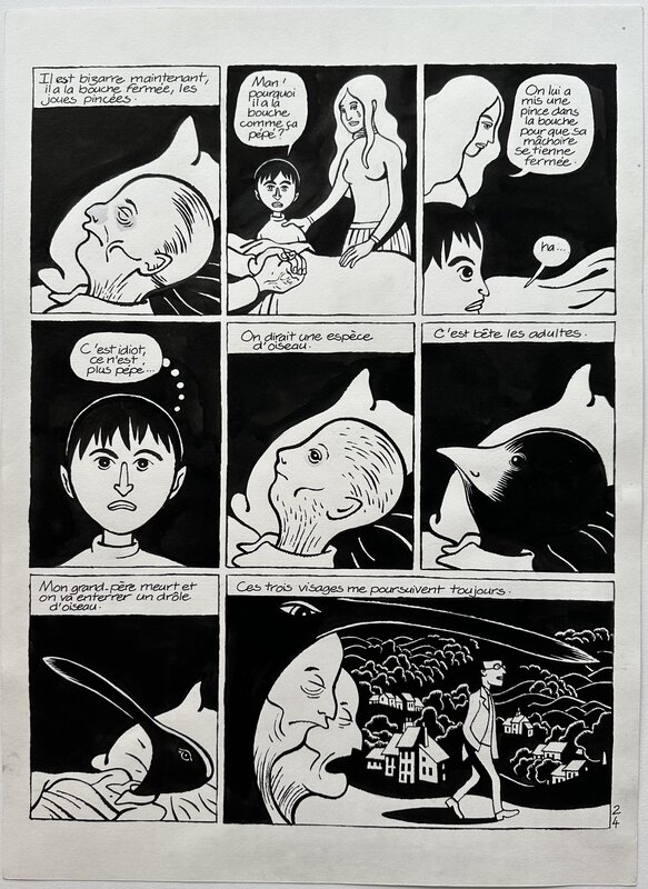 David B., David B - L'Ascension du Haut-Mal - T2 p24 - Planche originale