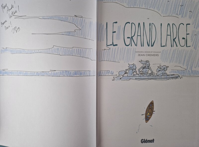 Dédicace de Cremers dans le grand large - Dédicace