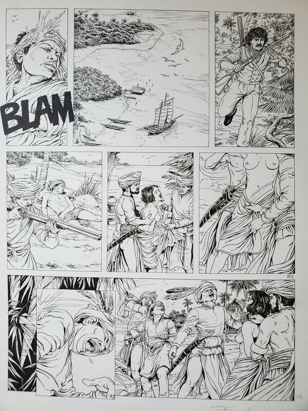 Ersel, SAGA VAN EEN WRAAK   T1 FREDERIK - Comic Strip