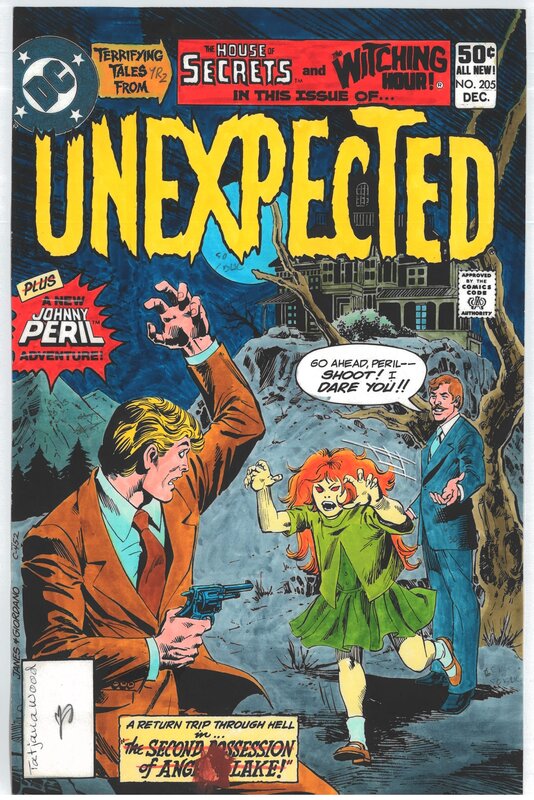 Dick Giordano, Jim Janes, The Unexpected #205 Cover Color Colour Guide Colorguide Colourguide by Tatjana Wood - Original Cover