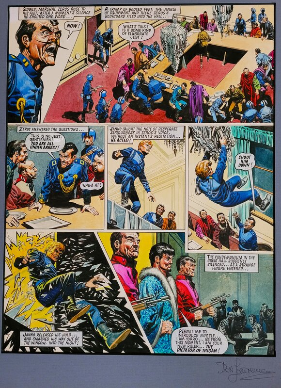 Trigan Empire par Don Lawrence - Planche originale