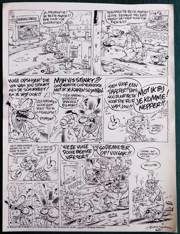 Joop Klepzeiker par Eric Schreurs - Planche originale