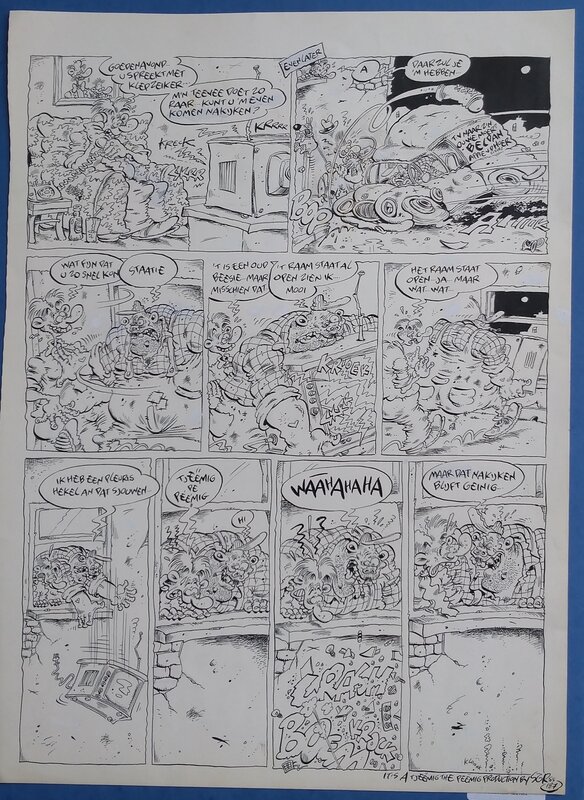 Joop Klepzeiker par Eric Schreurs - Planche originale