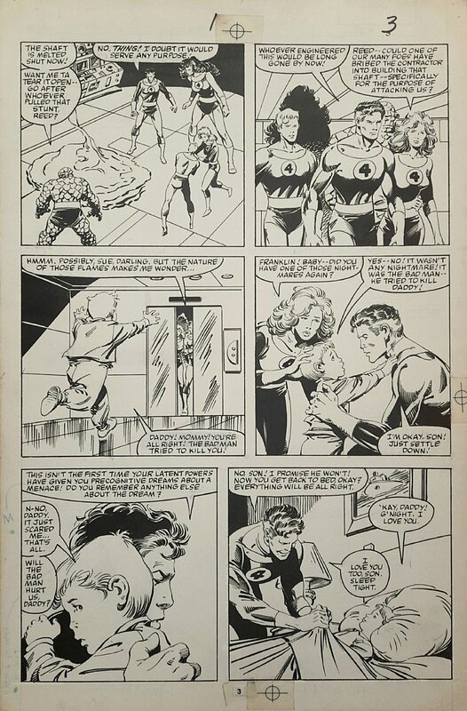 John Buscema, Bob Wiacek, Al Milgrom, Mephisto vs. the Fantastic Four - Planche originale