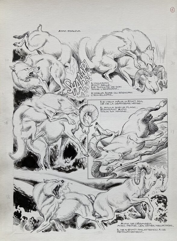 1982 - Ayak par Eduardo Coelho, Jean Ollivier - Planche originale
