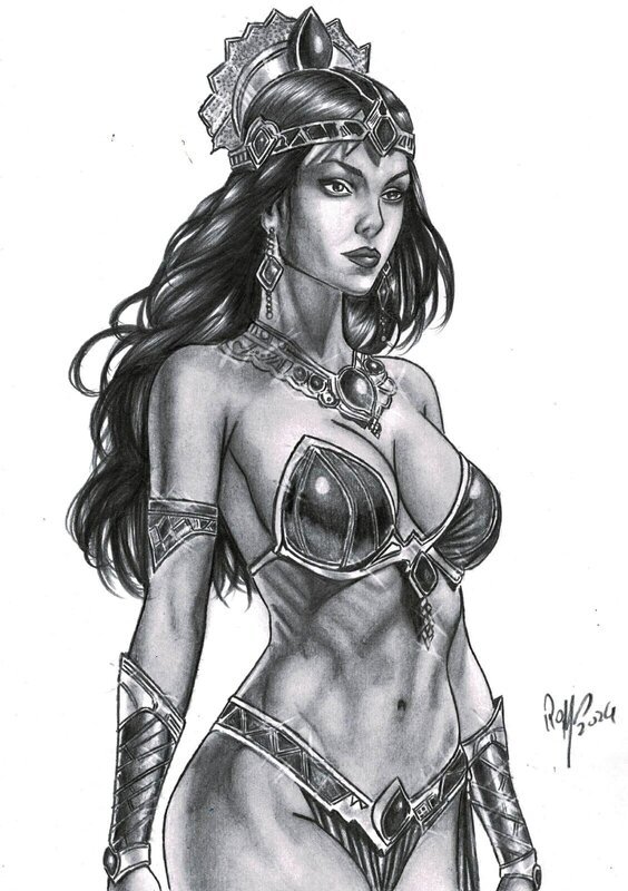 Dejah Thoris par Romildo - Illustration originale