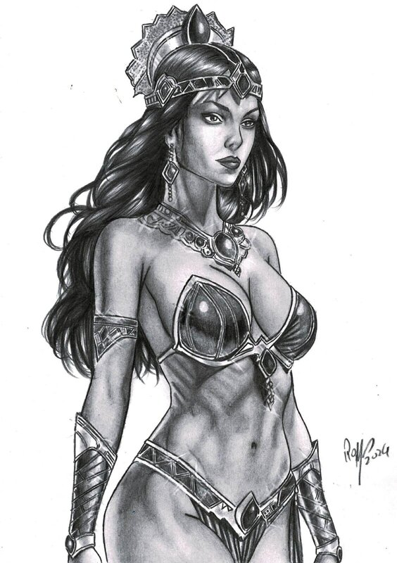 Dejah Thoris by Romildo - Original Illustration