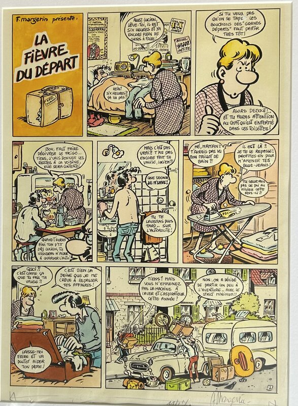 La Fievre du depart by Frank Margerin - Comic Strip