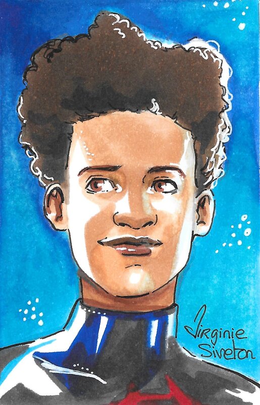 Miles Morales by Virginie Siveton - Original art