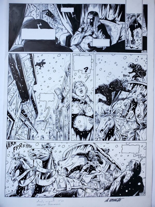 AMBRE BLANC par Christian Verhaeghe - Planche originale
