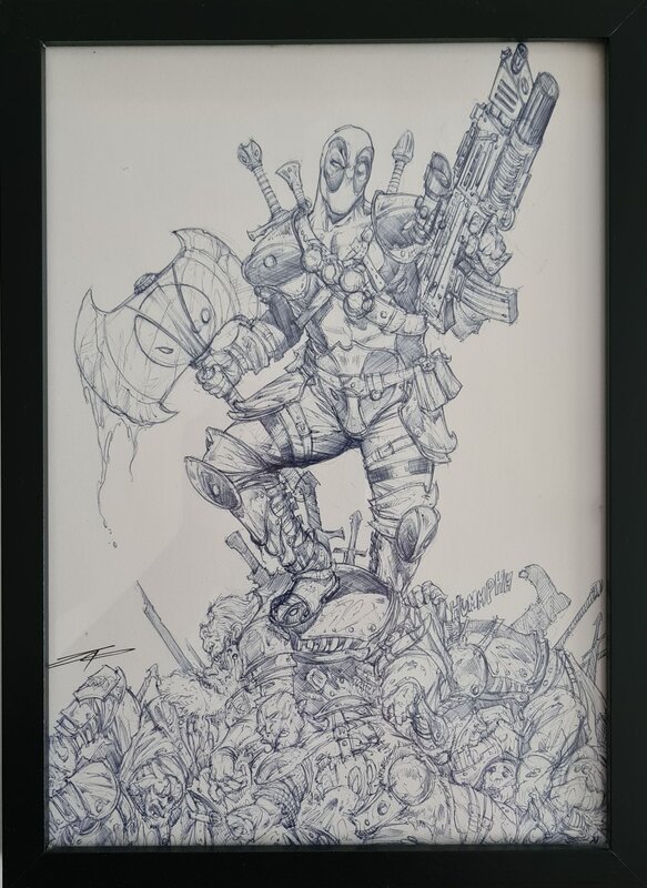 Deadpool by Pierre-Denis Goux - Original Illustration