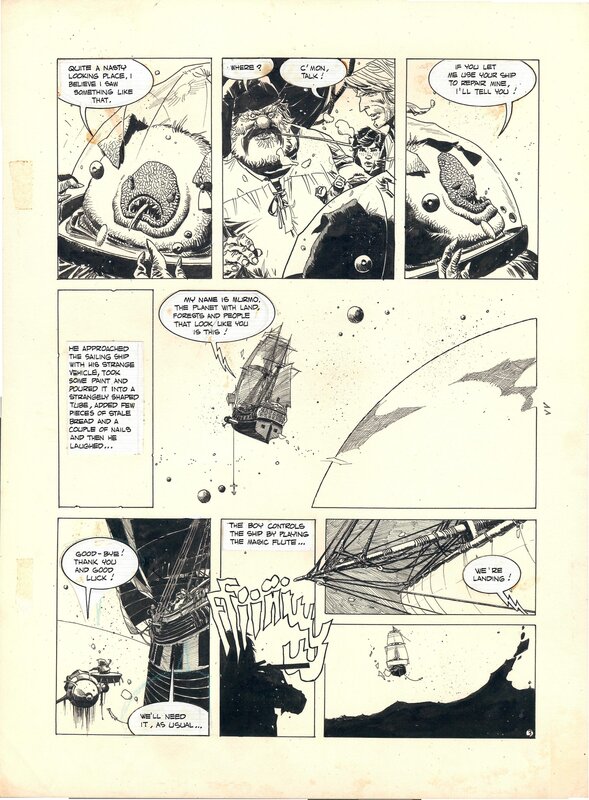 Carlos Trillo, Enrique Breccia, Robin delle stelle / Il Pellegrino delle Stelle - El planeta de los semejantes - Comic Strip