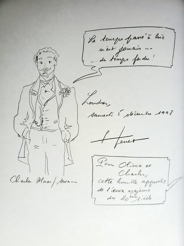 Stéphane Heuet, A LA RECHERCHE DU TEMPS PERDU  COMBRAY - Sketch