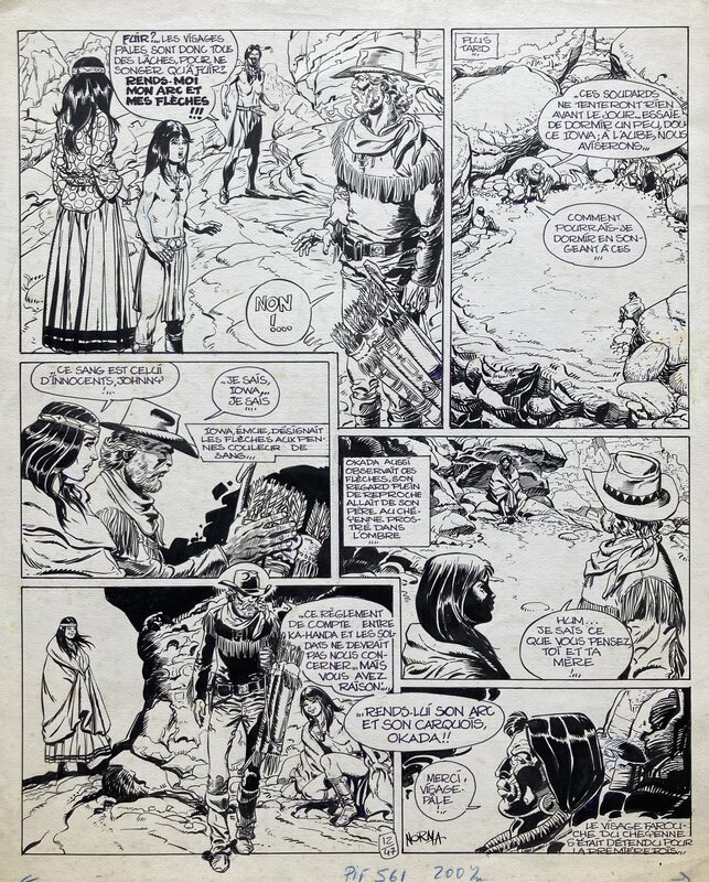 Norma, 1979 - Capitaine Apache - Comic Strip