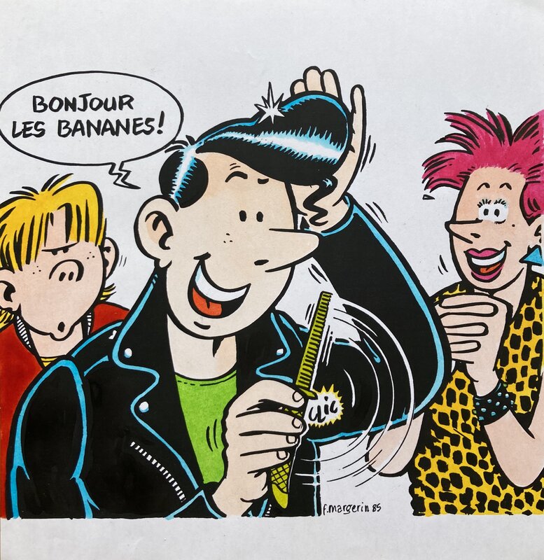 1985 - Couverture de Pif par Margerin - Couverture originale