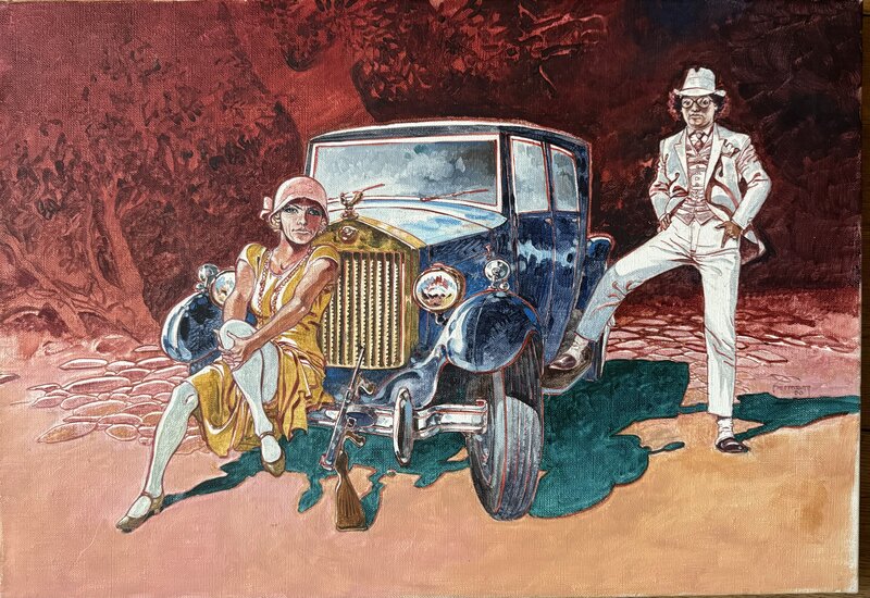 Bonnie & Clyde by Hermann - Comic Strip