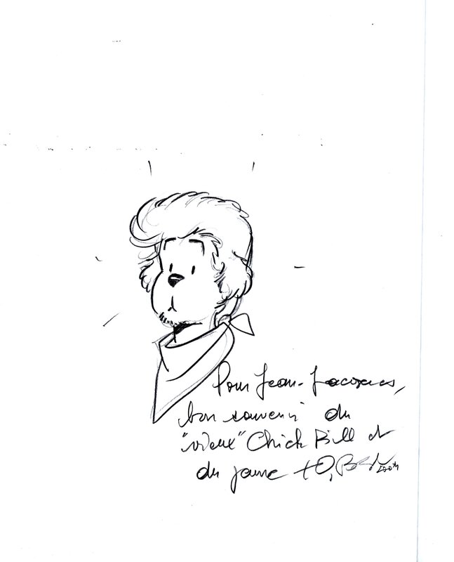 For sale - Tibet : Chick Bill intégrale tome 0 EO, dédicace - Sketch
