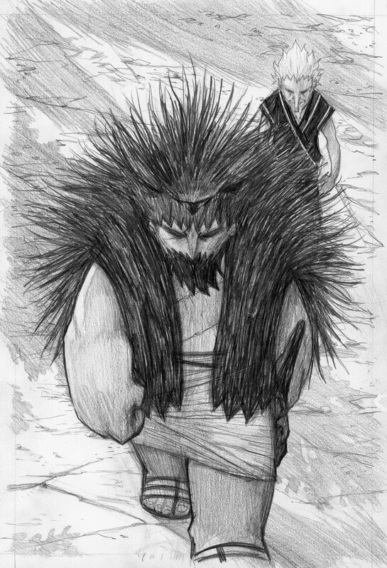 Herakles par Edouard Cour - Planche originale