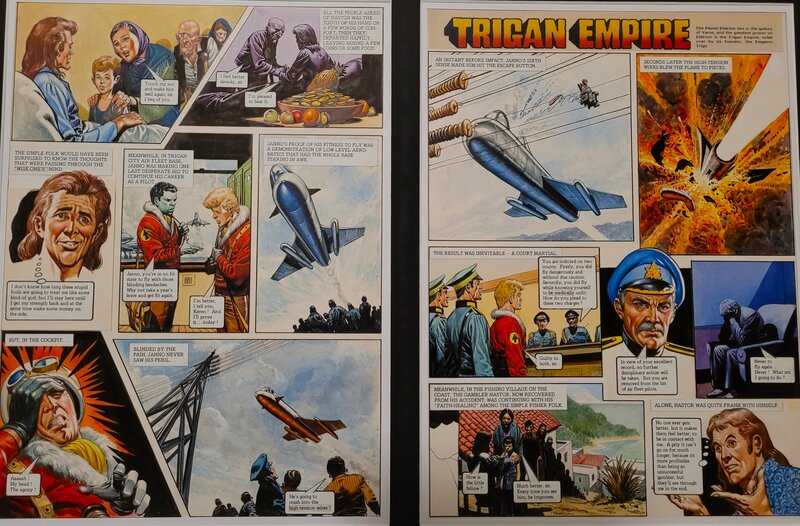 Trigan Empire par Don Lawrence - Planche originale