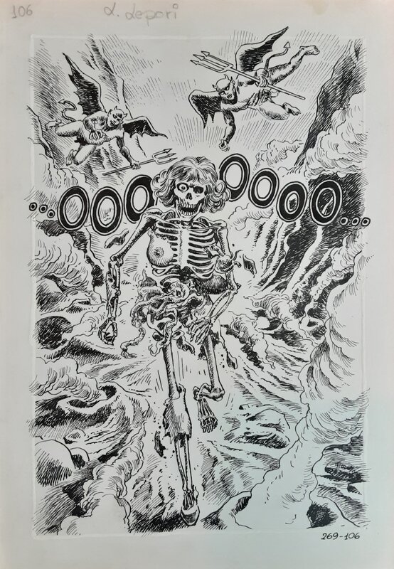 Lorenzo Lepori, « Mort provisoire » Incube n° 24 – 2nde histoire, page 86 / Oltretomba 269 / Vampirissimo 80 - Comic Strip