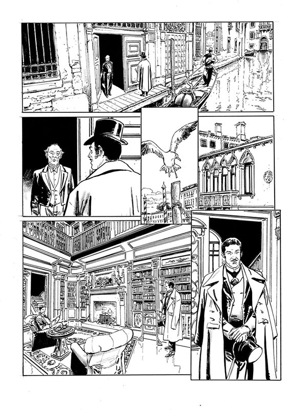 En vente - Raimondo - Thomas Carnacki T1, planche 6 - Planche originale