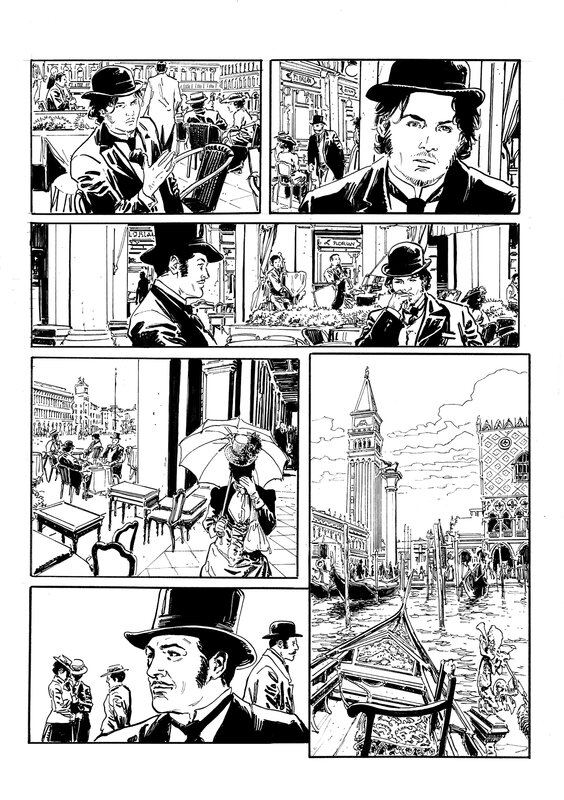 En vente - Raimondo - Thomas Carnacki T1, planche 13 - Planche originale