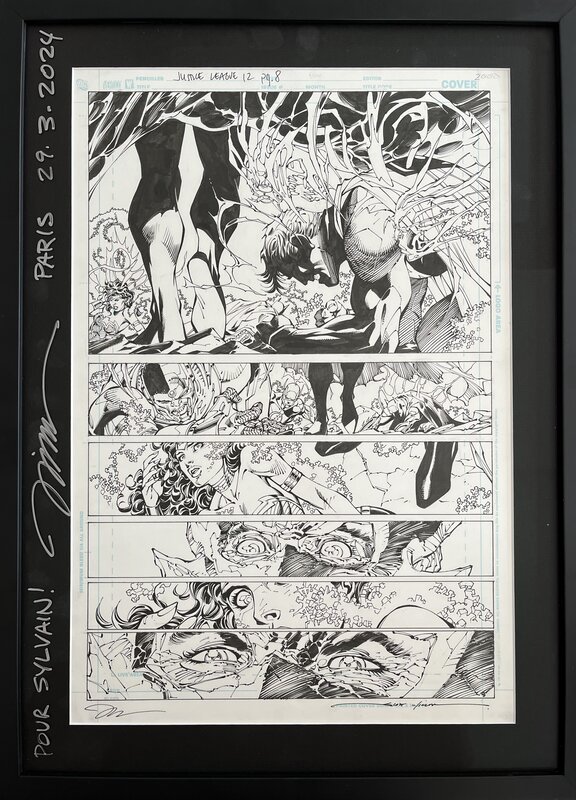 Jim Lee, Scott Williams, Jim Lee - planche 8 de Justice League Issue 12 - Comic Strip